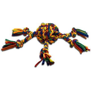 Petsport USA Kaleidoscope Rope Medium Pinata Dog Toy