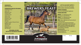 First Companion Brewers Yeast Nutritional Supplement for Horses