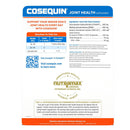 Nutramax Cosequin Senior Joint Health Supplement for Senior Dogs 120 soft chews backside