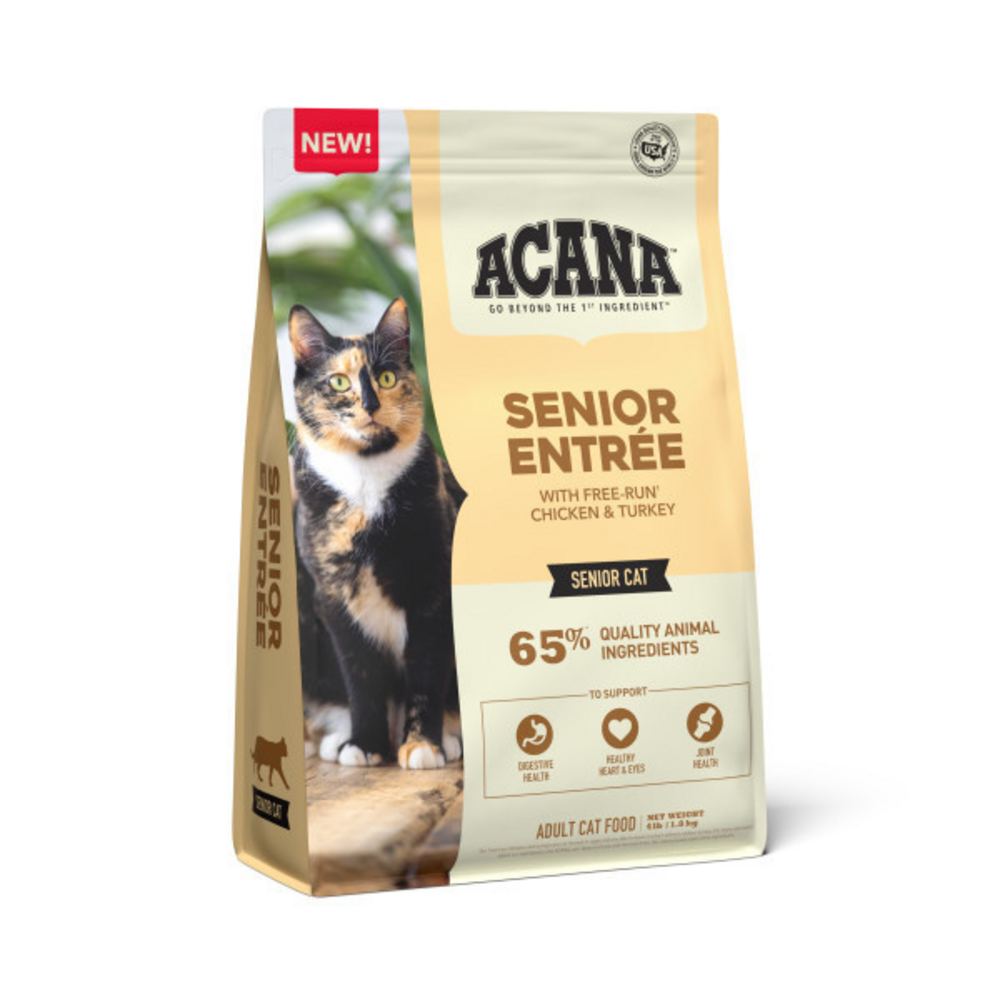 ACANA Senior Entre, Chicken, Turkey, and Duck, Dry Cat Food