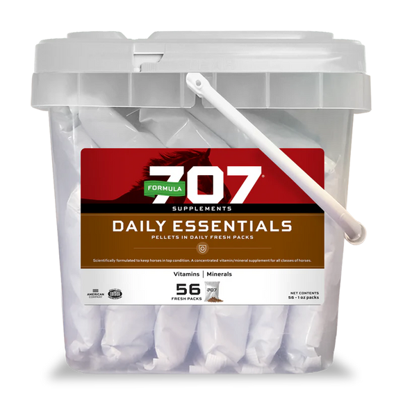 Formula 707 Daily Essentials Daily Fresh Packs For Horse Supplement (56 Day Supply)