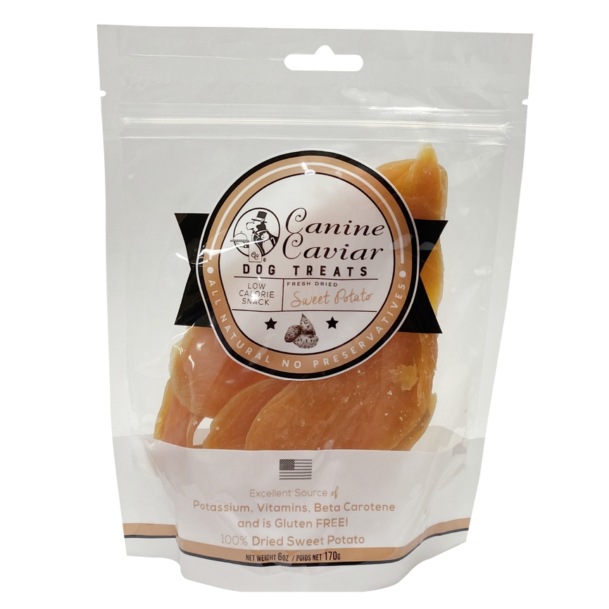 Canine Caviar Dried Sweet Potato Dog Treats