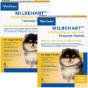Milbehart Flavored Tablets for Dogs, 2-10 lbs 12 tablets