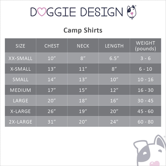Doggie Design Halloween Camp Shirts Mummy for Dogs & Cats