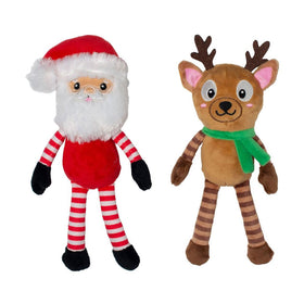 PetShop by Fringe Studio Friends At Frost Sight Plush Dog Toy Set, 2-piece set