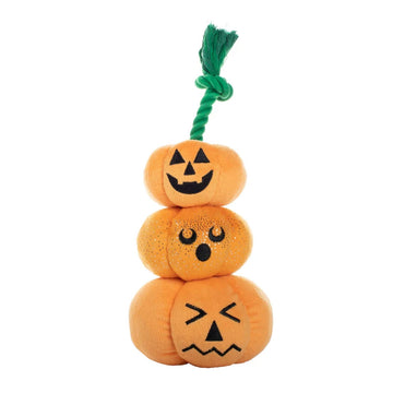 PetShop by Fringe Studio Stack-O-Lantern Plush Dog Toy