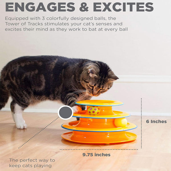 Petstages Tower of Tracks Cat Toy