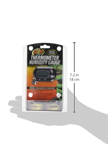 Zoo Med Digital Combo Thermometer Humidity Gauge For Reptiles