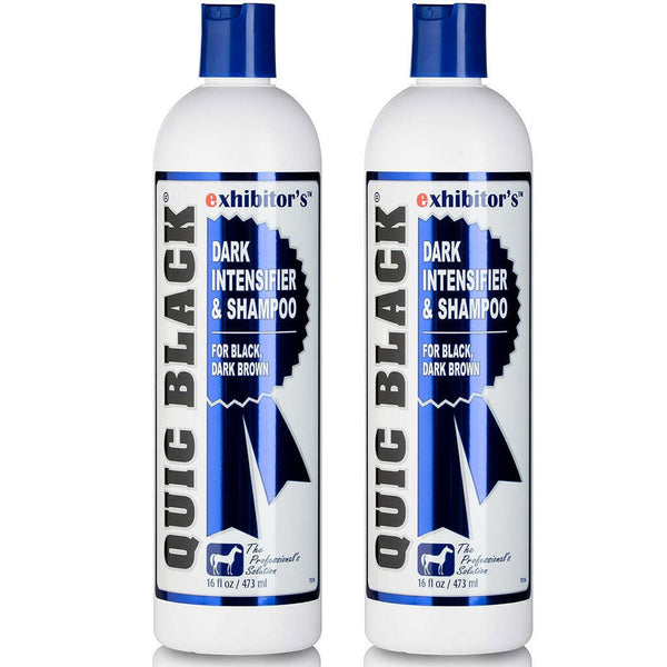 Exhibitor's Quic Black Dark Intensifier Shampoo for Horses 32oz