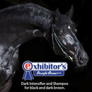 Exhibitor's Quic Black Dark Intensifier Shampoo for Horses feature