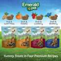 Emerald Pet Little Duckies Grain-Free with Duck & Pumpkin Dog Treats