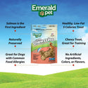 Emerald Pet Little Chewzzies Salmon Recipe Dog Treats, 5-oz