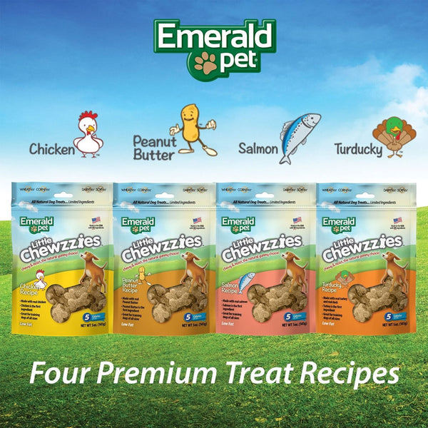 Emerald Pet Little Chewzzies Peanut Butter Recipe Dog Treats