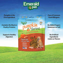 Emerald Pet Pumpkin Harvest Oven Baked with Sweet Potato Chewy Dog Treats, 6-oz