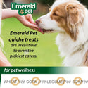 Emerald Pet Quiche Royale Egg Recipe with Sweet Potato Chewy Dog Treats 