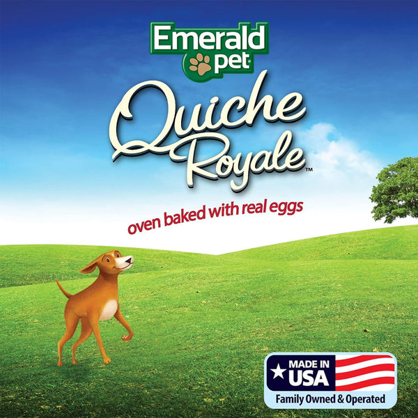 Emerald Pet Quiche Royale Egg Recipe with Sweet Potato Chewy Dog Treats 