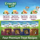 Emerald Pet Quiche Royale Egg Recipe with Bacon & Cheese Chewy Dog Treats 