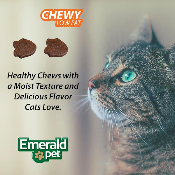 Emerald Pet Hairball Support Grain-Free Cat Soft Chews