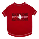 Pet's First NBA Stripe Text Tee for Dogs & Cats-3