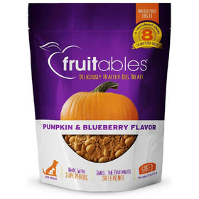Fruitables Pumpkin & Blueberry Flavor Crunchy Dog Treat  (12 oz)