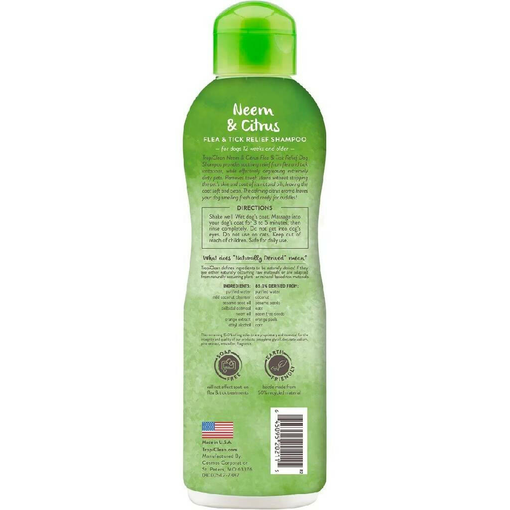 Tropiclean Neem & Citrus Dog Shampoo (20 oz)