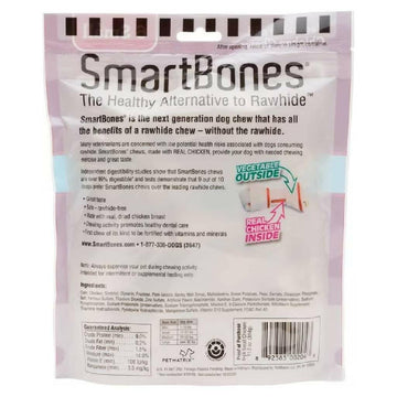SmartBones Rawhide-Free Chicken Chews (6 small bones)