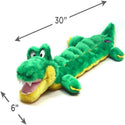 Outward Hound Squeaker Mat Long Body Gator Green Toy For Dog (Extra Large)