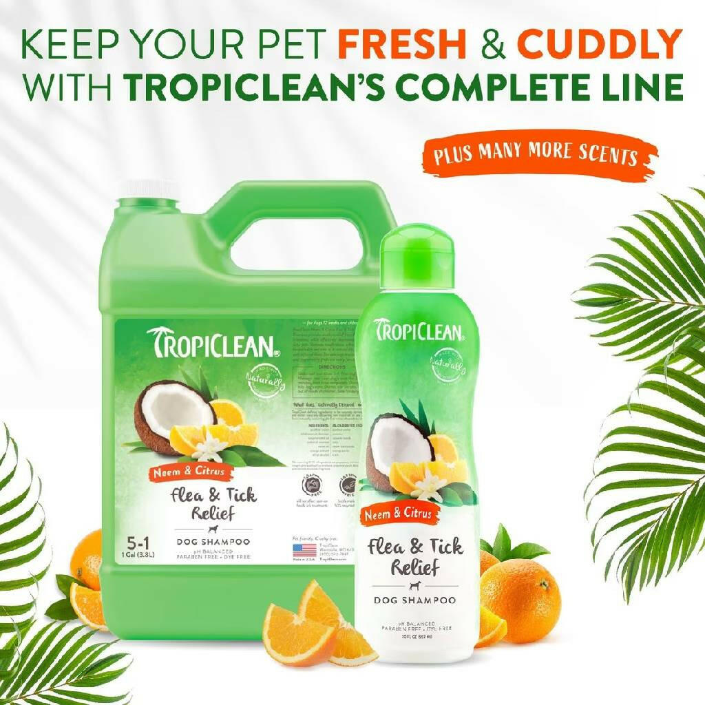 Tropiclean Neem & Citrus Dog Shampoo (20 oz)