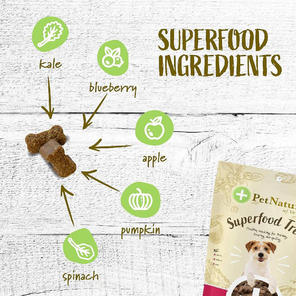 Pet Naturals Superfood Treats for Dogs, Crispy Bacon Flavor