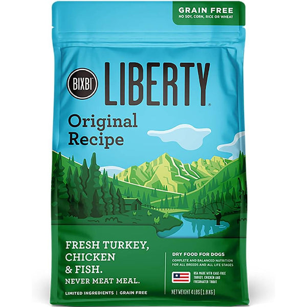 Bixbi Liberty Limited Ingredient Grain-Free Original Recipe Dry Dog Food (4 lb)