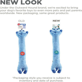 Outward Hound Longidudes Raccoon Plush & Squeaky Tug Toy For Dog