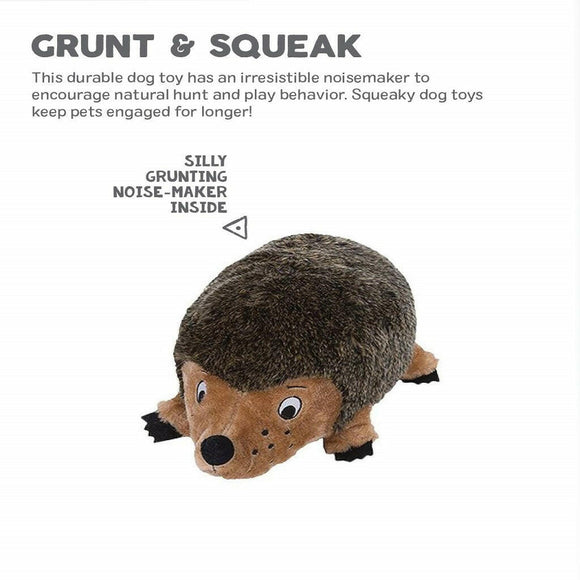 Outward Hound Hedgehog Brown Squeaker Dog Plush Toy (Extra Large)