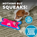 Outward Hound Invincible Minis Squeaky Pig Pink Dog Toy (Extra Small)