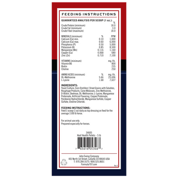 Formula 707 Hoof Health Pellets Supplement For Horses - 0