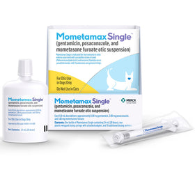 Mometamax Single Otic Suspension for Dogs, 0.8mL, 20 Count