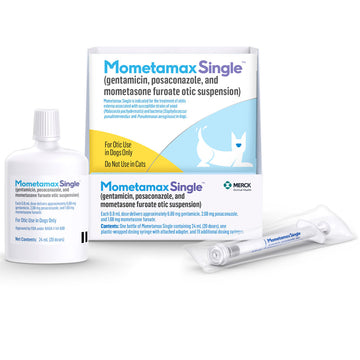 Mometamax Single Otic Suspension for Dogs, 0.8mL, 20 Count