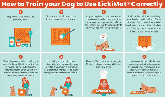 LickiMat Classic Soother Lick Mat for Dogs