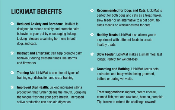 LickiMat Classic Soother Lick Mat for Dogs