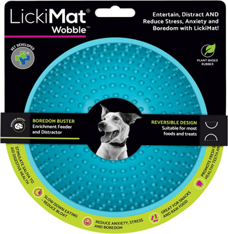 LickiMat Wobble Slow Feeder Lick Mat Bowl for Dogs