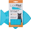 LickiMat Casper Lick Mat Slow Feeder for Cats Turquoise