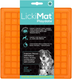 LickiMat Classic Playdate Lick Mat for Dogs Orange