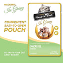 Fussie Cat Premium Mackerel in Gravy Wet Cat Food, 2.47-oz