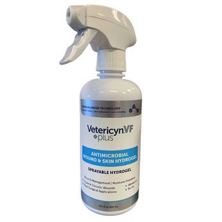 Vetericyn VF Plus Antimicrobial Wound & Skin HydroGel Spray (16.9 oz)