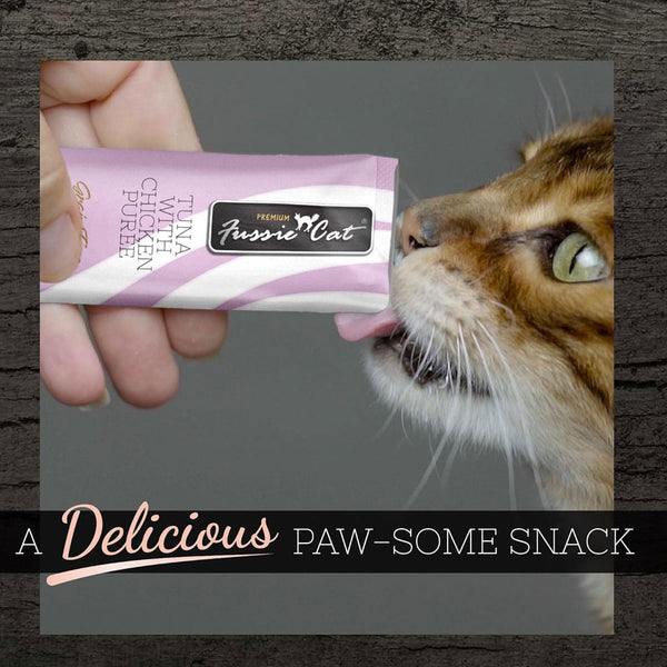 Fussie Cat Tuna with Chicken Puree Lickable Cat Treats