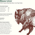 360 Pet Nutrition Bison Liver Freeze-Dried Raw Dog Treats