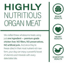 360 Pet Nutrition Chicken Liver Freeze-Dried Raw Dog Treats