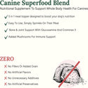 360 Pet Nutrition Canine Superfood Blend Nutritional Supplements for Dogs