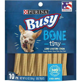 Purina Busy Bone Tiny Long-Lasting Chew Xtra Small Dog Treats 10 count