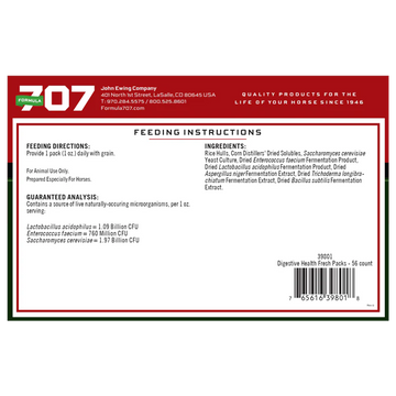 Formula 707 Digestive Health Daily Fresh Packs For Horses (56 Day Supply) - 0