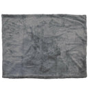 4 Cats & Dogs Pixie Throw Faux Grey Fur Color